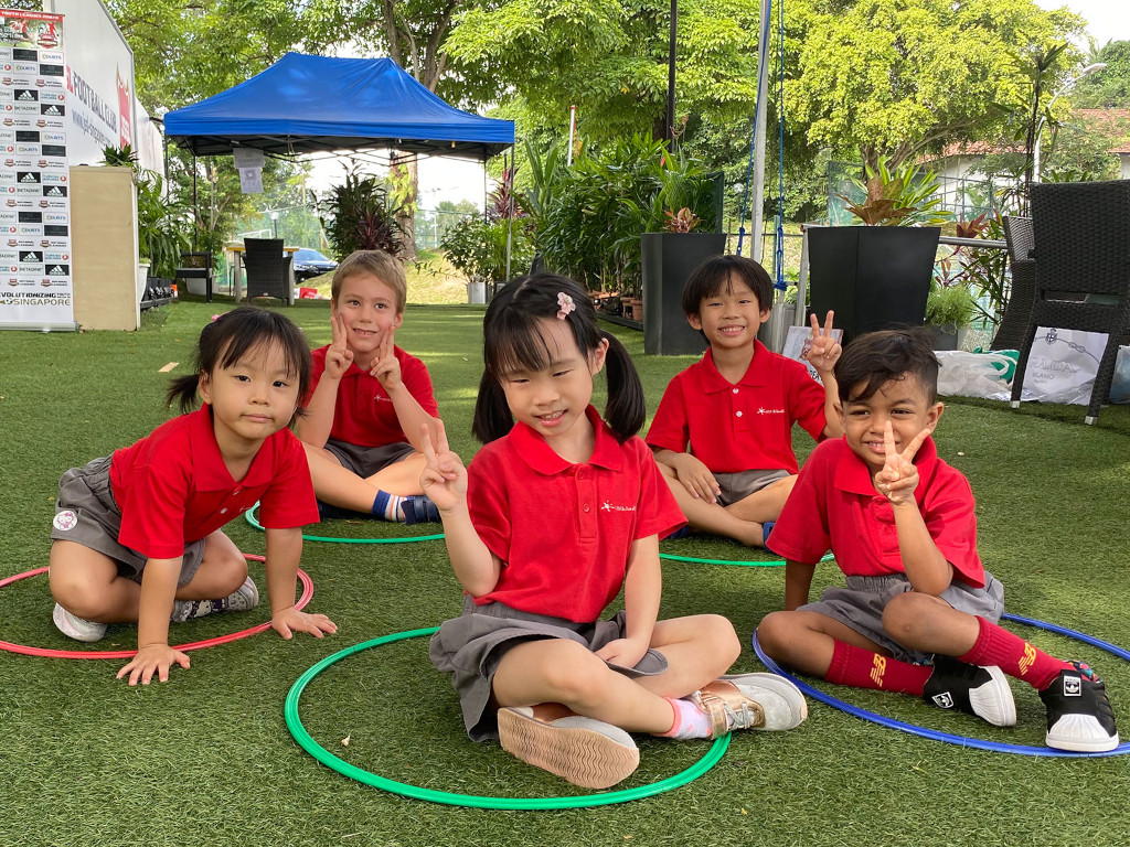 Red Schoolhouse @ PUB Recreation Club - happy preschoolers