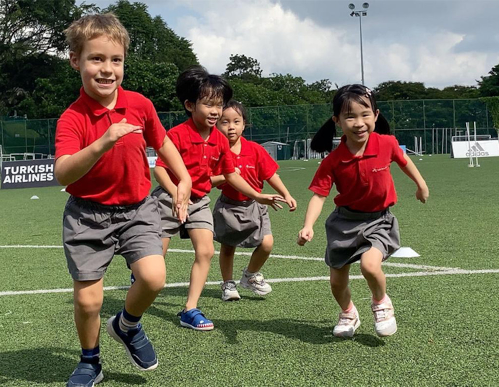 Red Schoolhouse @ PUB Recreation Club - preschoolers running