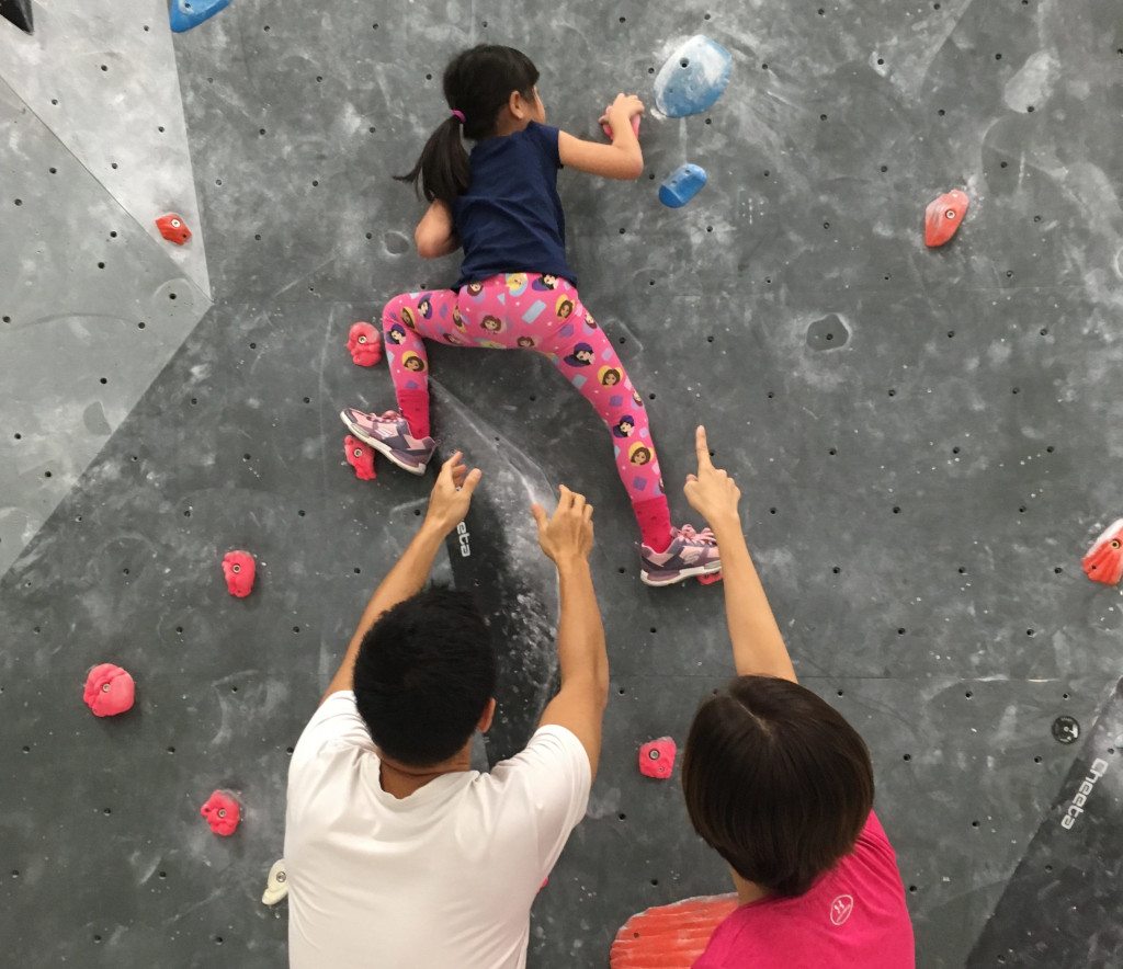 rock climbing for kids at Boulder World