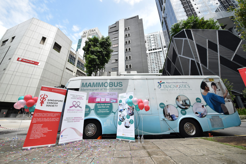 mammograms in Singapore - Community Mammobus