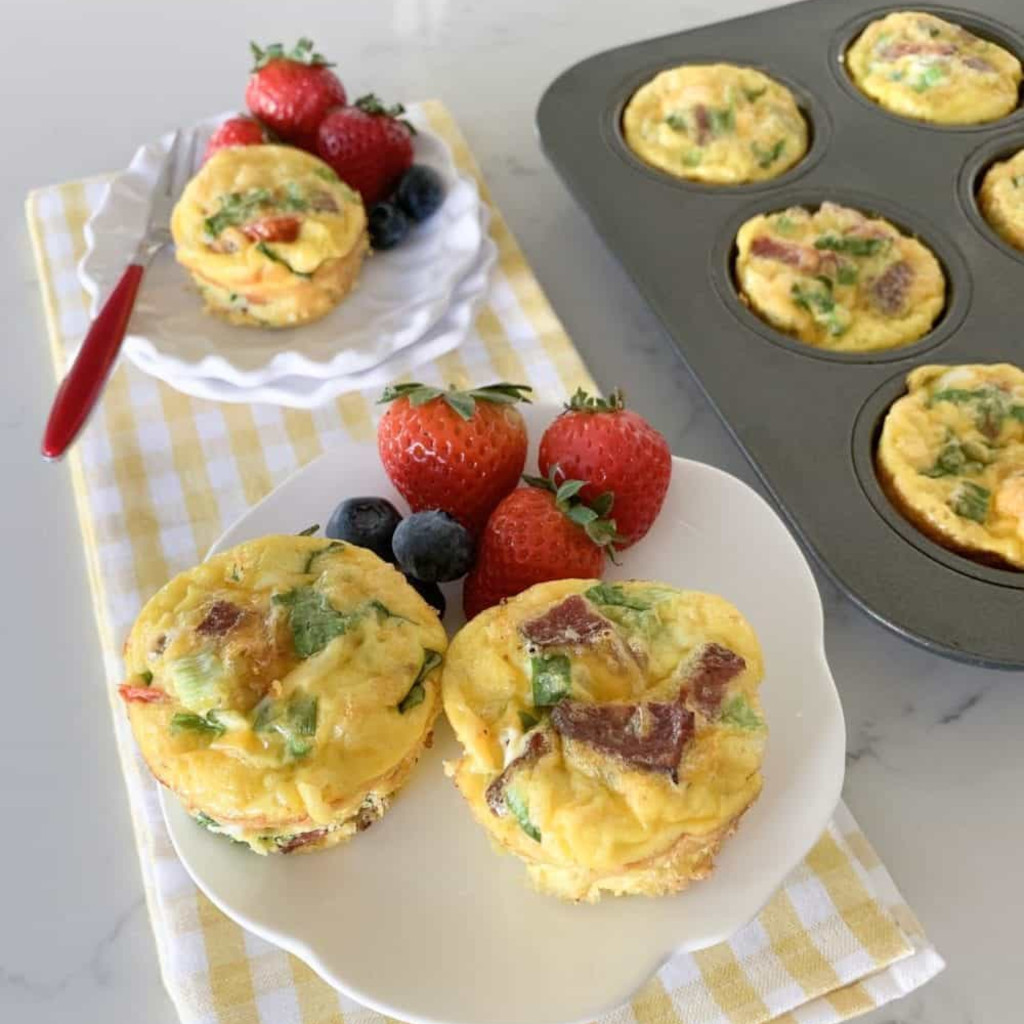 easy breakfast ideas for kids - Cheesy Egg Muffins
