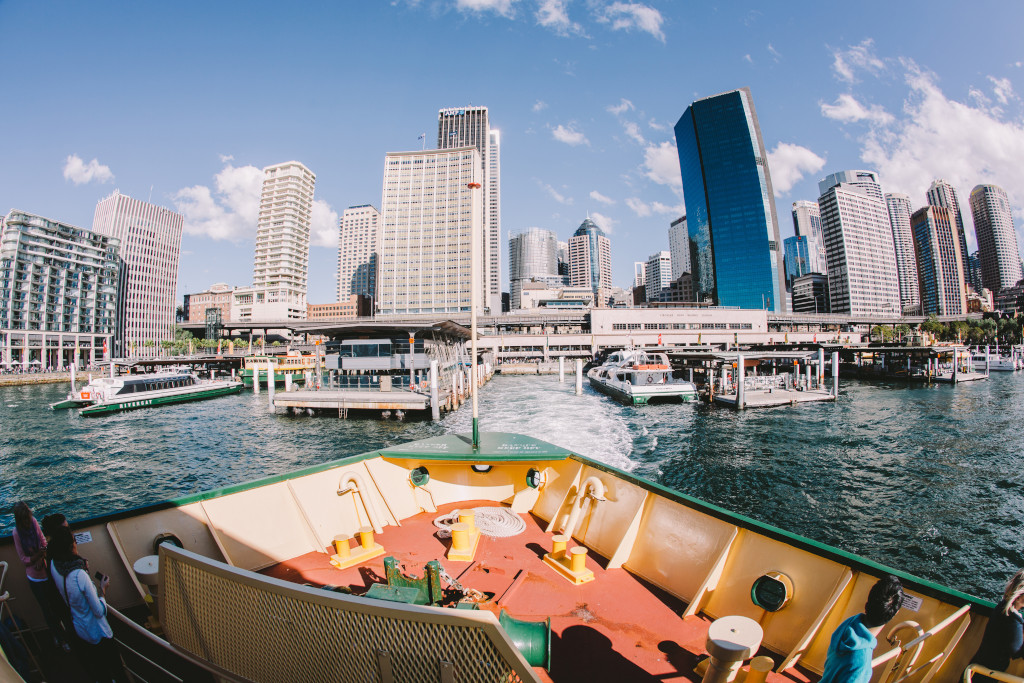 Ferry ride from Circular Quay