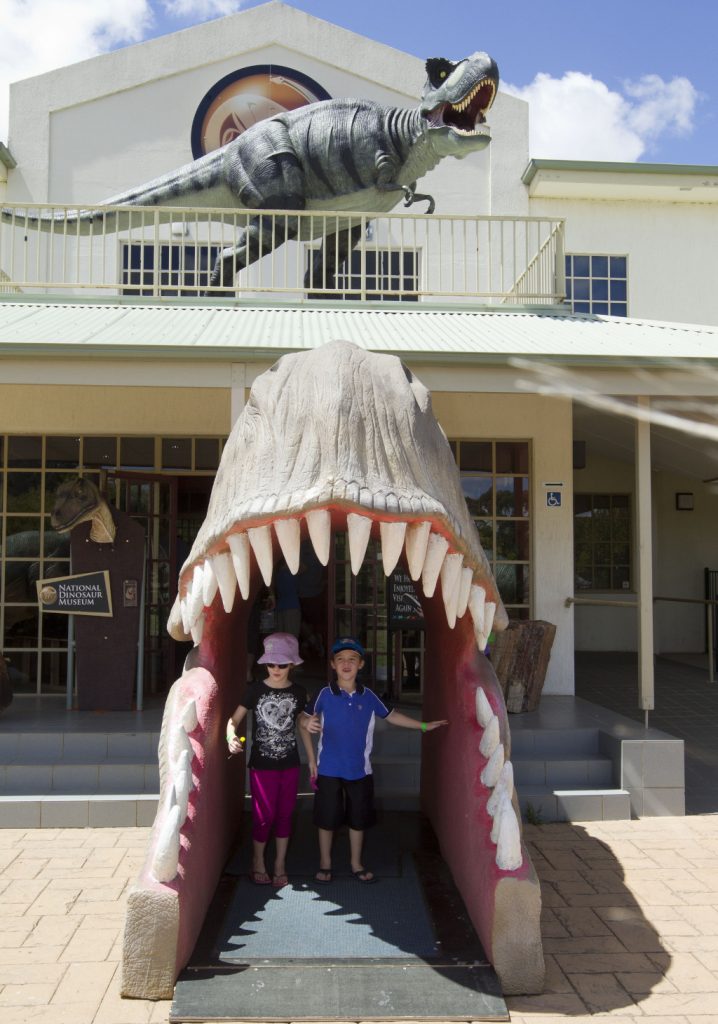 kid-friendly adventures in Australia at National Dinosaur Museum 