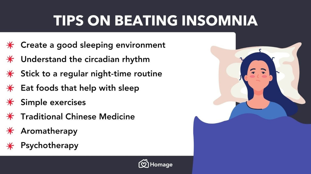 Homage tips on beating insomnia