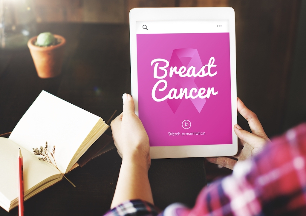 pink ribbon ipad presentation