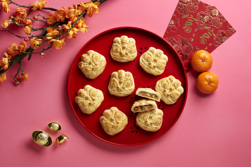 Jade Fullerton Hotel CNY goodies - Lion Dance Eight Treasures Cookies