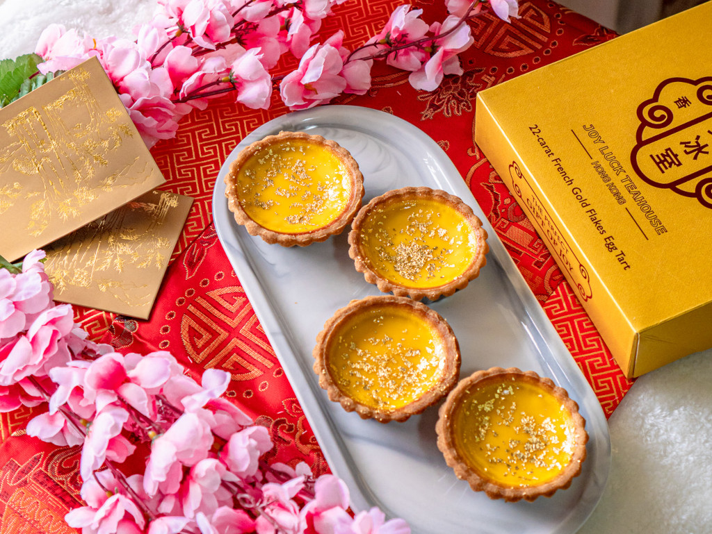 Joy Luck Teahouse 22K French Gold Flakes Egg Tarts