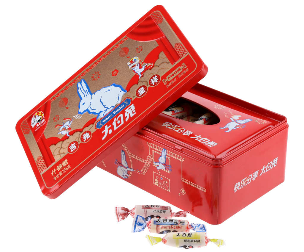 Chinese New Year White Rabbit Candy with 5 New Flavours
