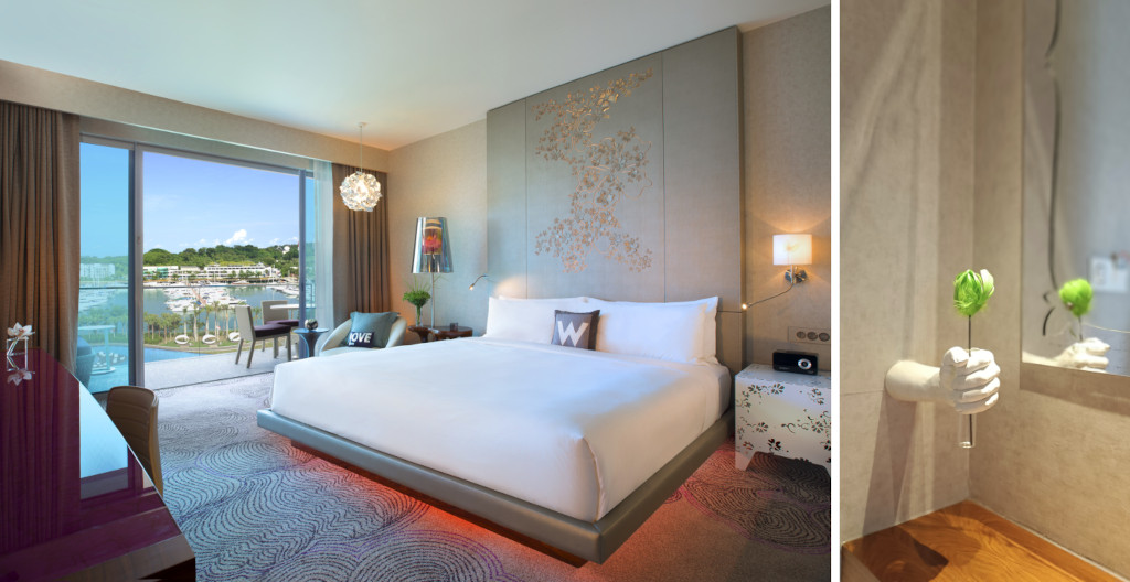 Fabulous room at W Singapore – Sentosa Cove