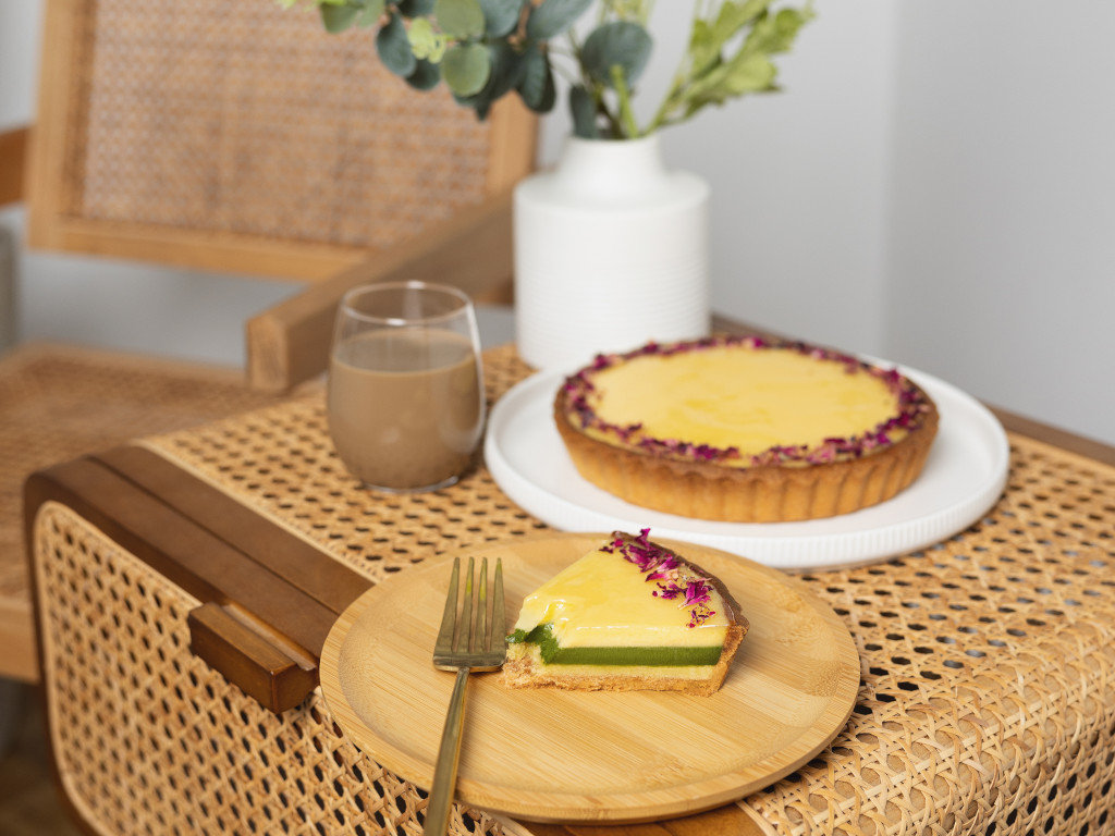 Yuzu Matcha Tart from Fanntasy