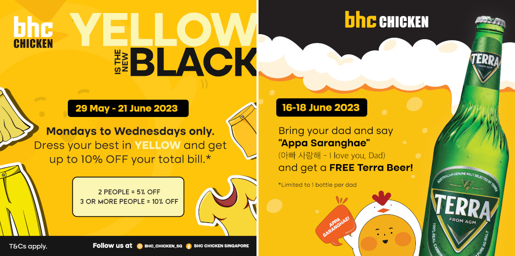 BHC Chicken June 2023 Promotions