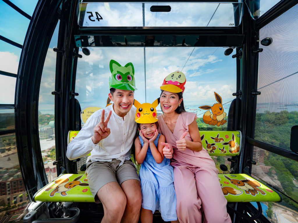 Singapore Cable Car with Pokémon