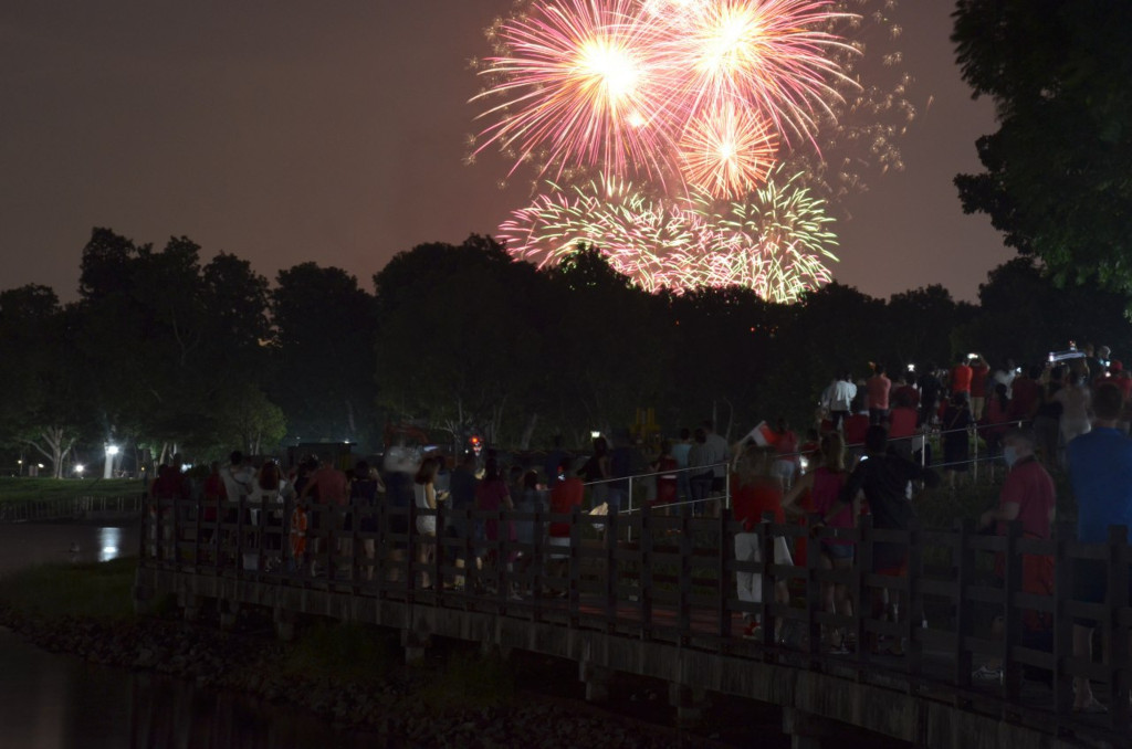 National Day fireworks @ heartlands