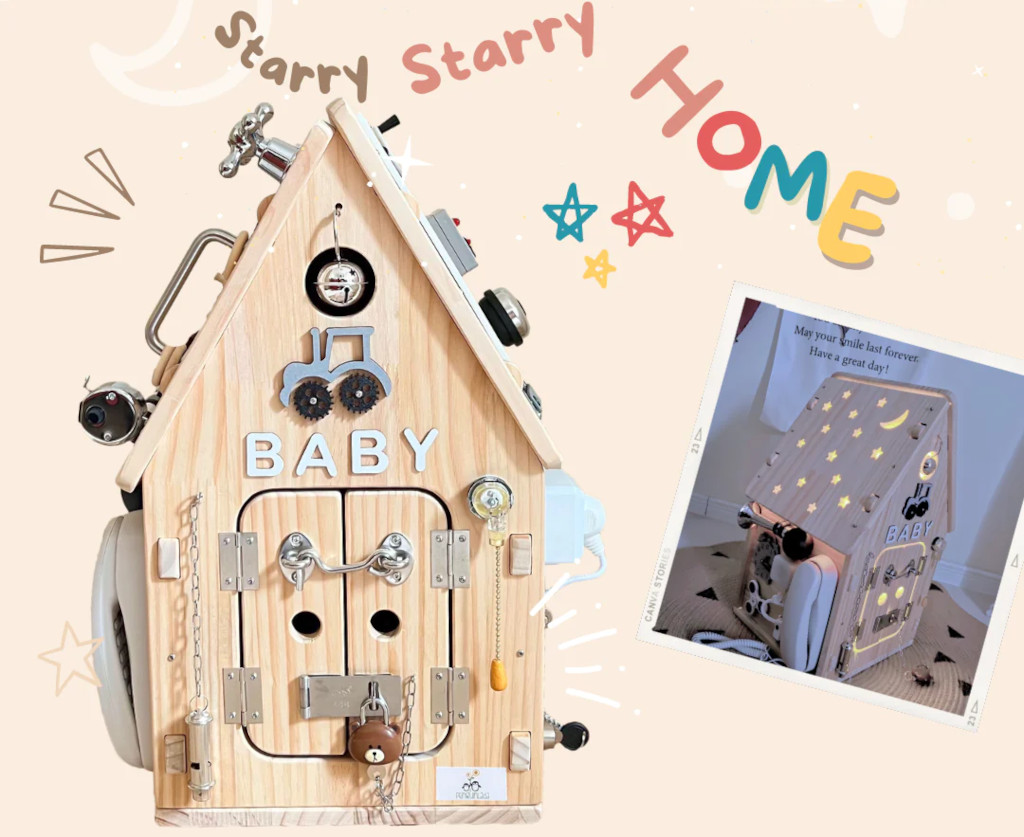 A Starry Starry Home Busyhouse from PenguinLada