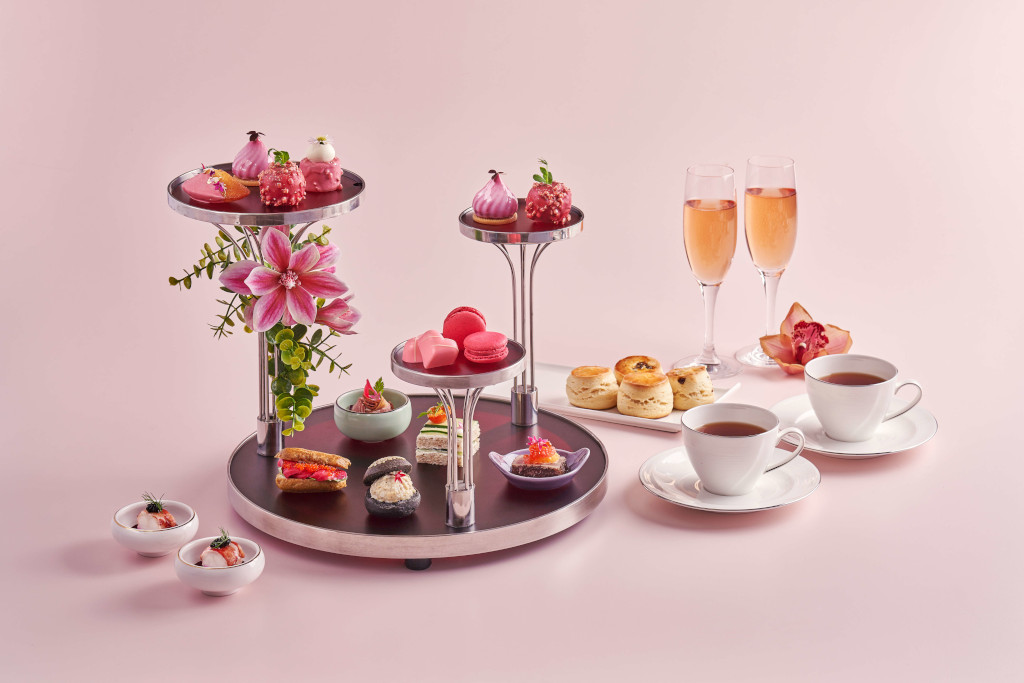 Pink Afternoon Tea at The Fullerton Hotels Singapore October 2023