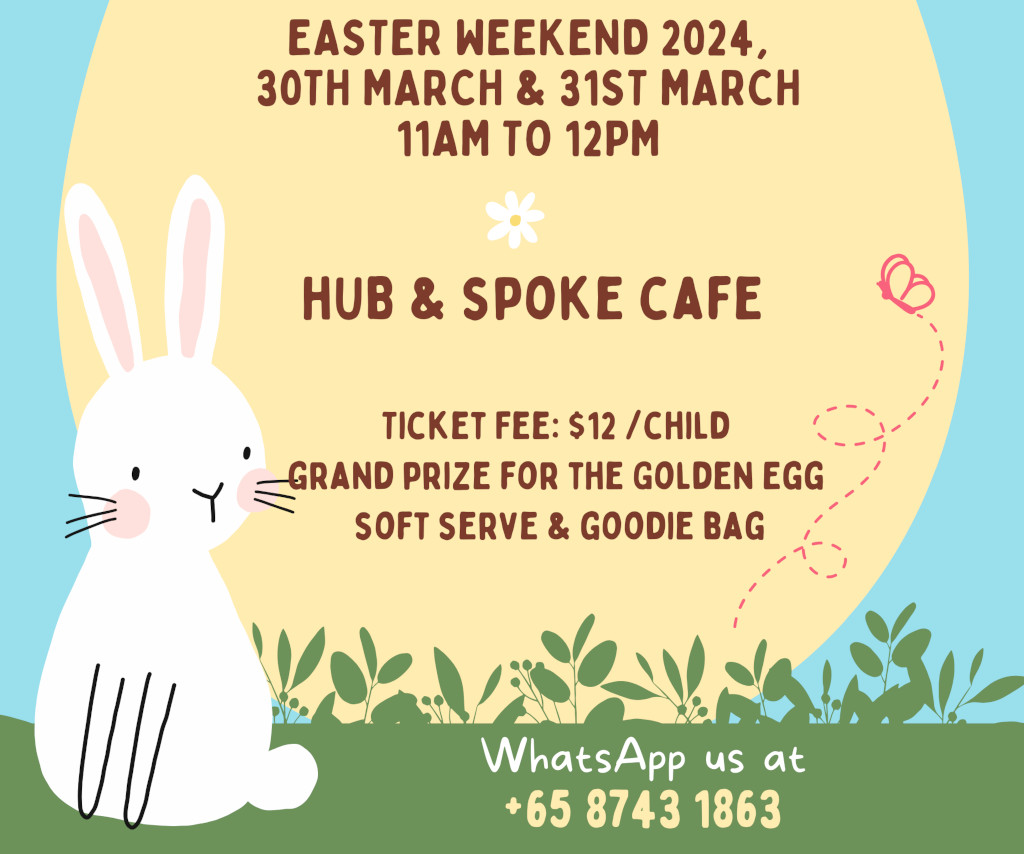 Easter Egg Hunt at Hub & Spoke Café