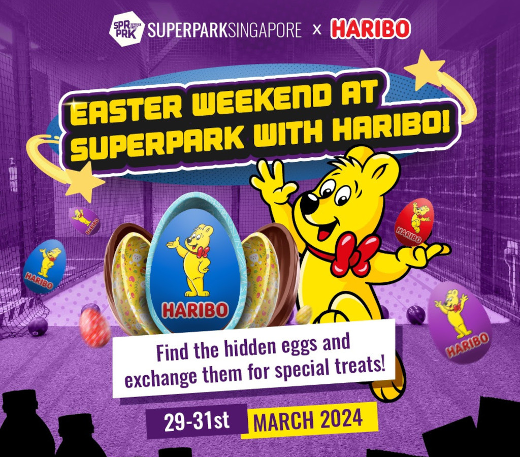 SuperPark Singapore x Haribo Presents Easter Weekend