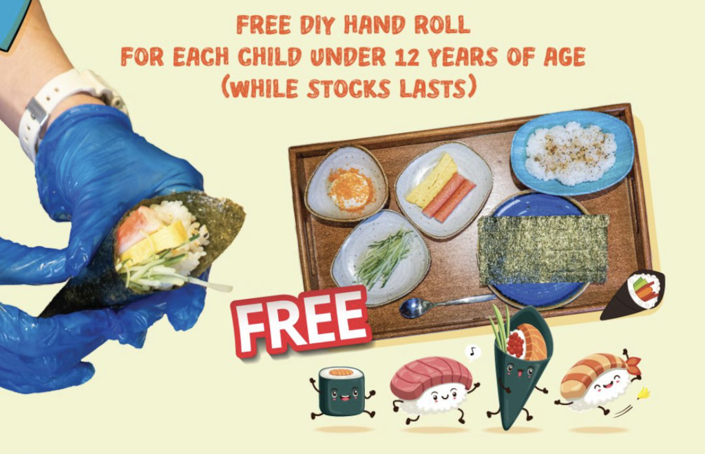 Free DIY Handroll Set at SENSHI Sushi & Grill