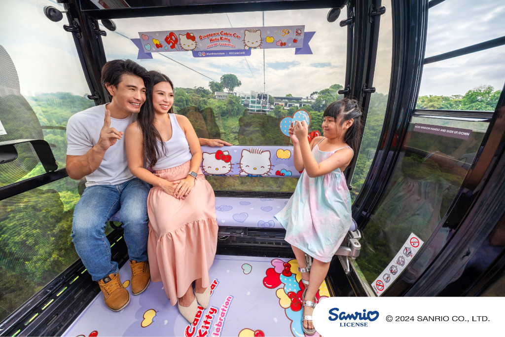 Singapore Cable Car x Hello Kitty Joint-50th Birthday Celebration