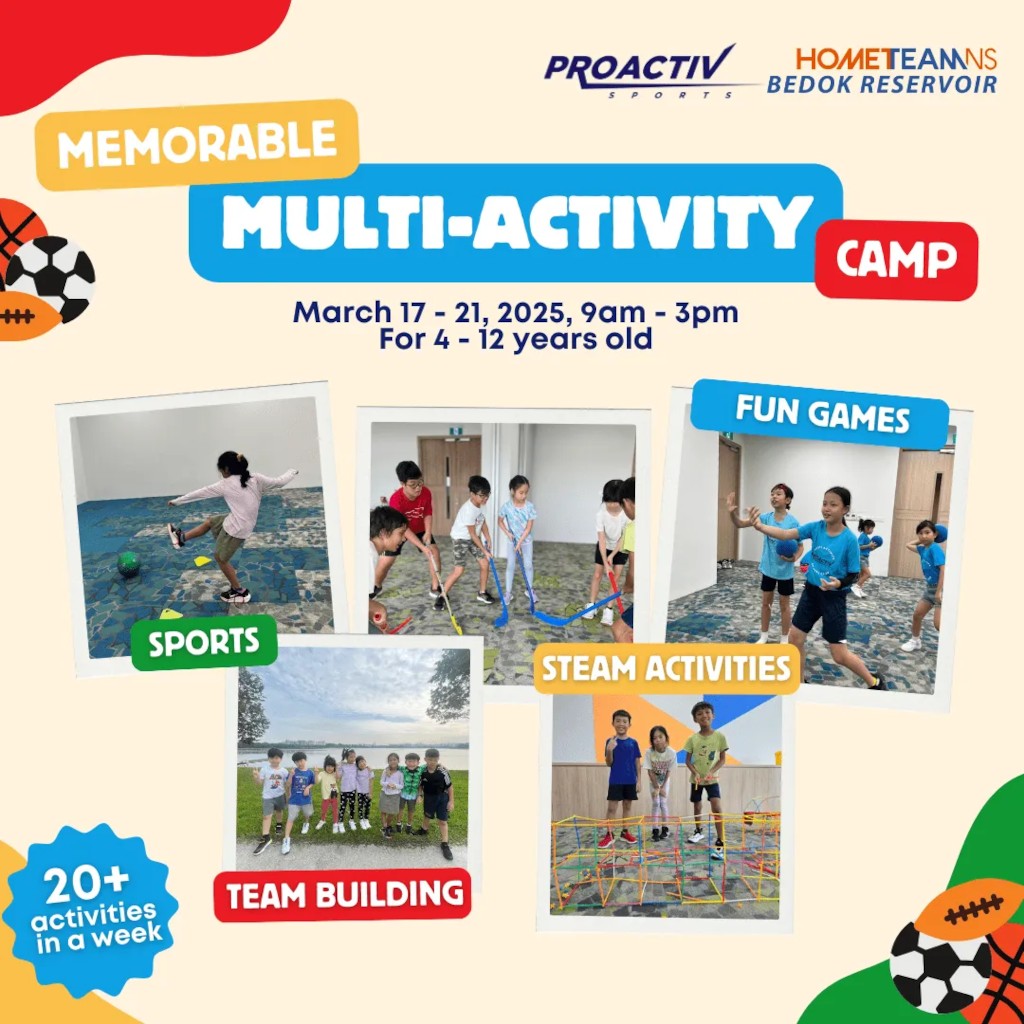 HomeTeamNS march school holidays Multi-activity Camp with Proactiv Sports