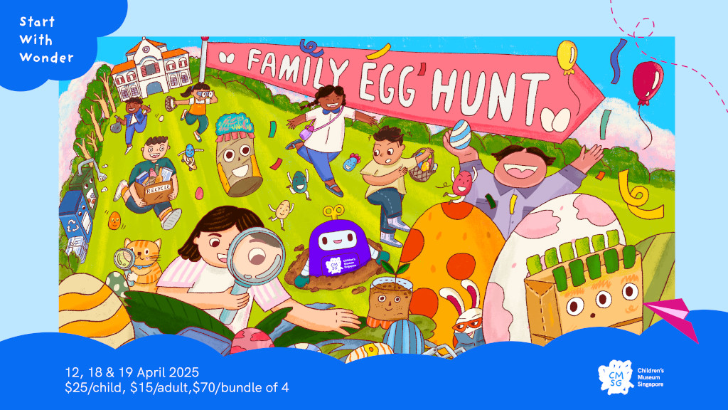 Family fun in April: Children’s Museum Singapore Family Egg Hunt 2025