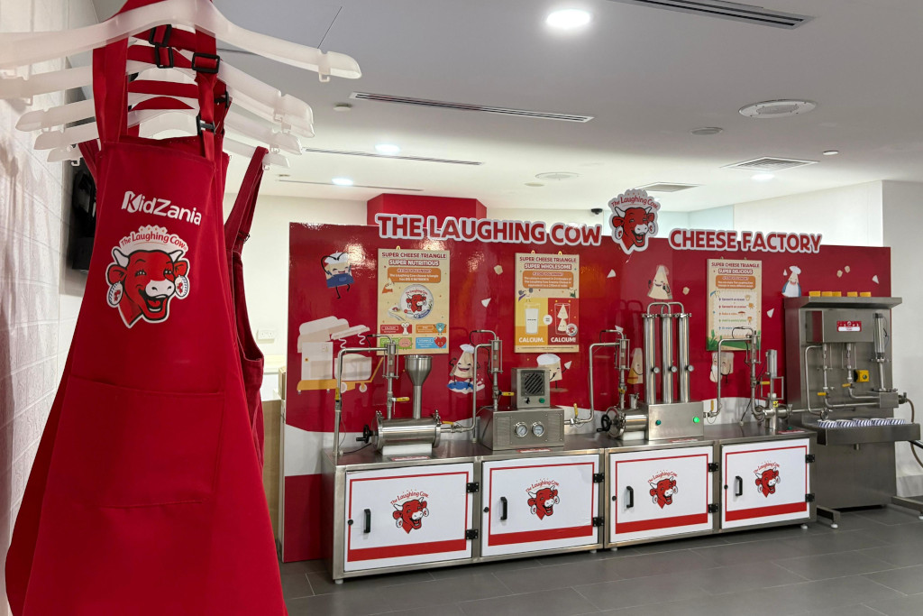 The Laughing Cow Cheese Factory at KidZania