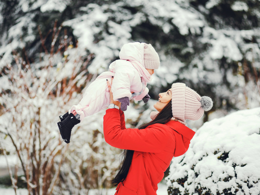Winter holiday with baby